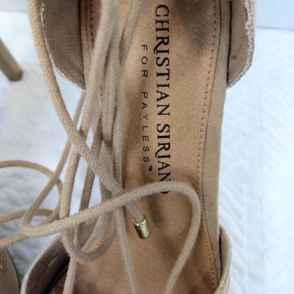 Christian Siriano Lace Up Heels - Picture 3 of 7